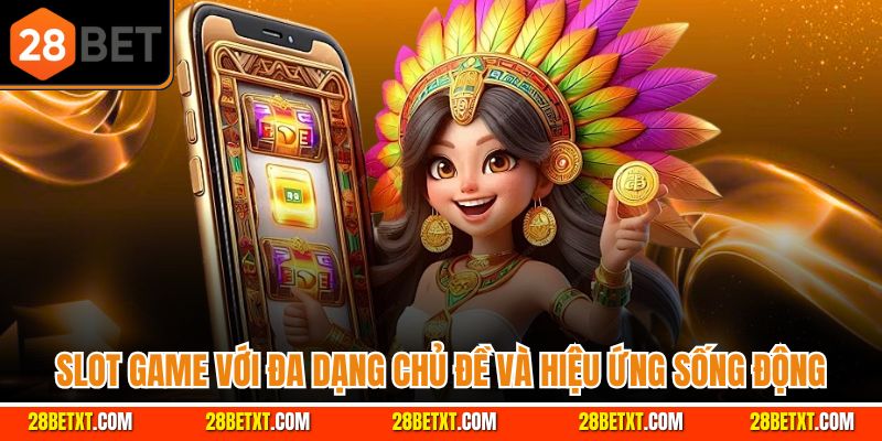 Slot game với đa dạng chủ đề và hiệu ứng sống động